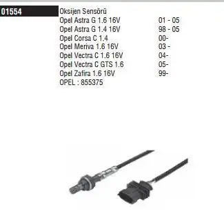 DODUCO 1554 Oksijen Sensörü resmi
