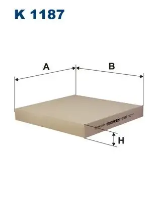 FILTRON K1187 Polen Filtresi resmi