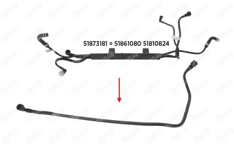 İBRAŞ 14617 Yakıt Borusu 51861080 resmi