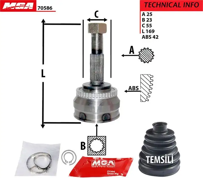 MGA 70586 Aks Kafası (Dış) 715032 resmi