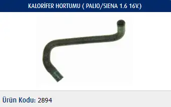 MASTER M2894 Kalorifer Hortumu 46532704 resmi