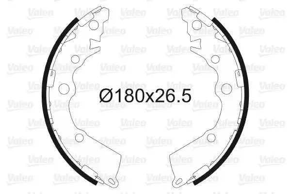 VALEO 564152 Arka Fren Balatası 583501YA00 resmi