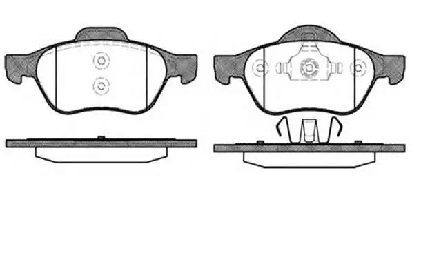 MGA 55153 Ön Fren Balatası 7701208183 resmi