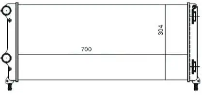 MGA 80800 Radyatör 55174187 resmi