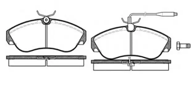 MGA 55119 Ön Fren Balatası B700017 resmi