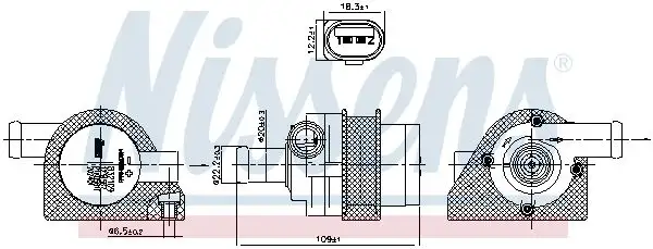 NISSENS 832109 Devirdaim 1K0965561F resmi
