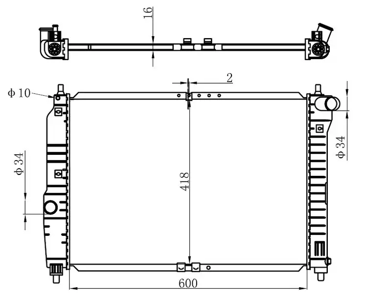 ORIS BCH018016 Radyatör resmi