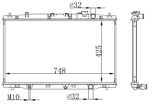 ORIS BHN199026 Radyatör MF2230005770 resmi