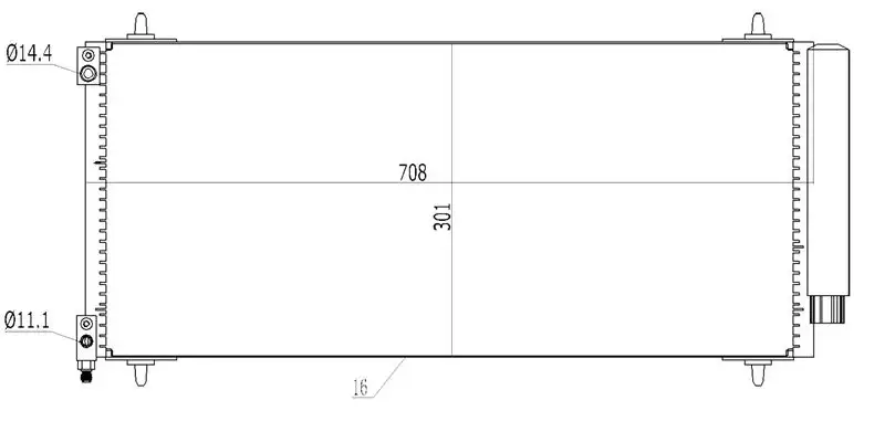 MGA 82267 Klima Radyatörü 6455EY resmi