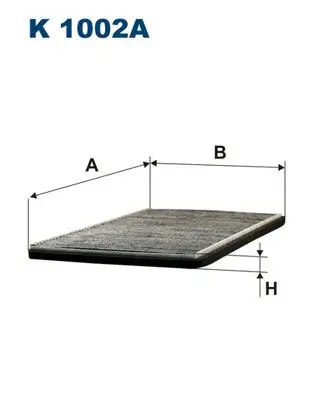 FILTRON K1002A Polen Filtresi (Karbonlu) 91132360 resmi