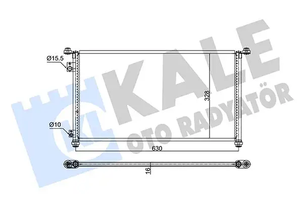 KALE 353125 Klima Radyatörü 80110S5TE01 resmi