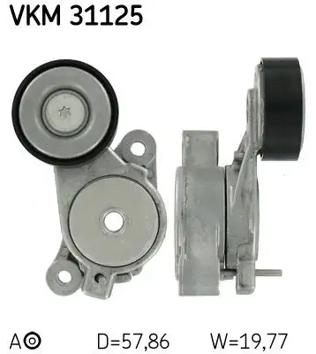 SKF VKM31125 Kayış Gergi Kütüğü 03C145299M resmi