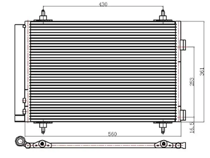 ORIS CPE037016 Klima Radyatörü 6455CY resmi
