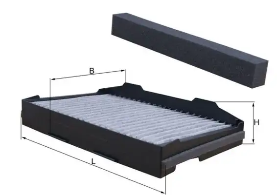 MAHLE LAK255 Polen Filtresi (Karbonlu) resmi