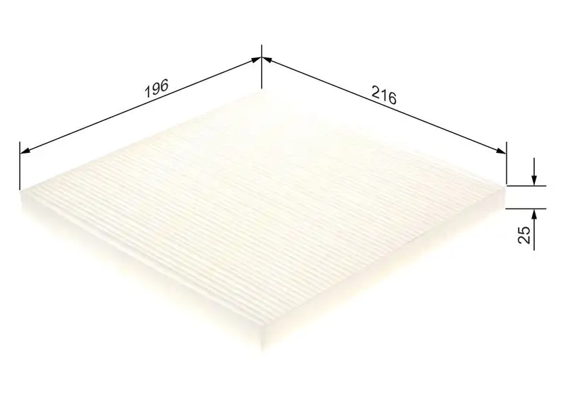 BOSCH 09864B5014 Polen Filtresi resmi