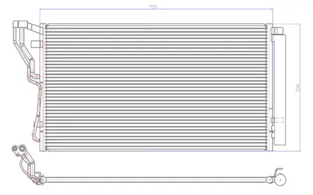 ORIS CHY636012 Klima Radyatörü 976063R000 resmi