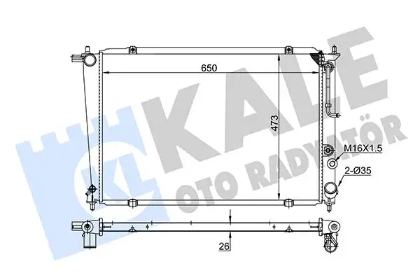 KALE 350525 Radyatör resmi