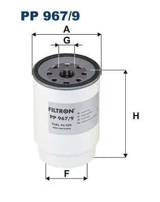 FILTRON PP967/9 Yakıt Filtresi resmi