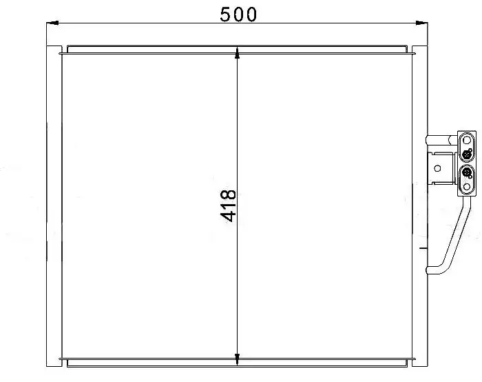 MGA 82378 Klima Radyatörü 64538391647 resmi