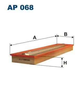 FILTRON AP068 Hava Filtresi A0020949404 resmi