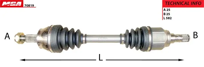 MGA 70819 Ön Aks (Sol) 51785060 resmi