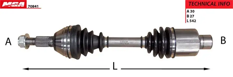 MGA 70841 Ön Aks (Sağ) 96624722 resmi