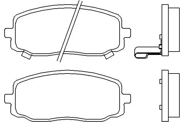 MGA 55240 Ön Fren Balatası 581010XA10 resmi