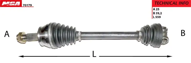 MGA 70179 Ön Aks (Sağ) 51810625 resmi