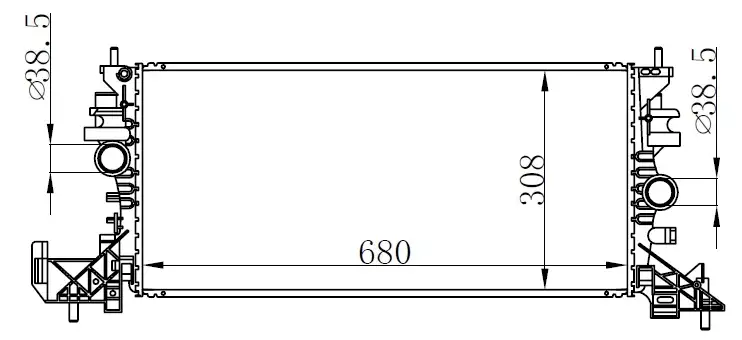 ORIS BOP536026 Radyatör resmi