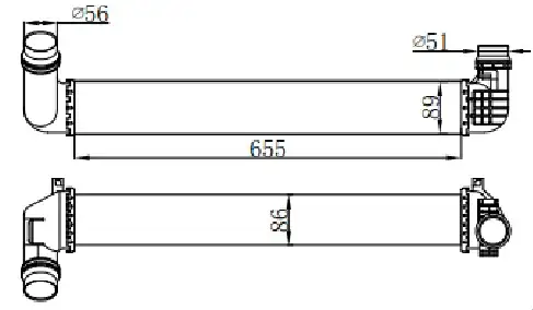 ORIS IRN144084 Turbo Radyatörü 144960024R resmi