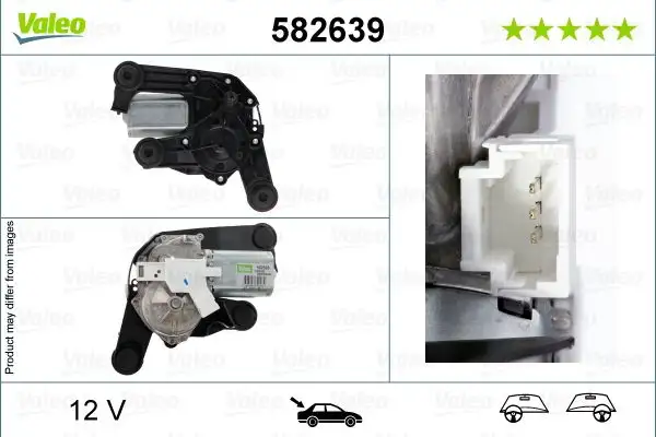 VALEO 582639 Silecek Motoru (Arka) 6405QJ resmi