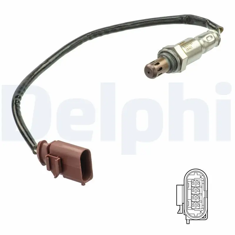 DELPHI ES21187-12B1 Oksijen Sensörü 03C906262T resmi