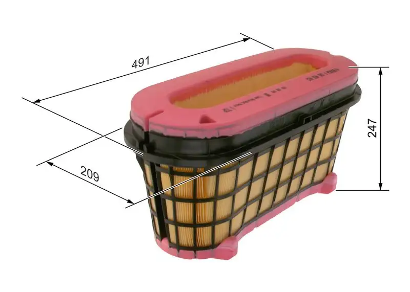 BOSCH F026400683 Hava Filtresi A0040949104 resmi