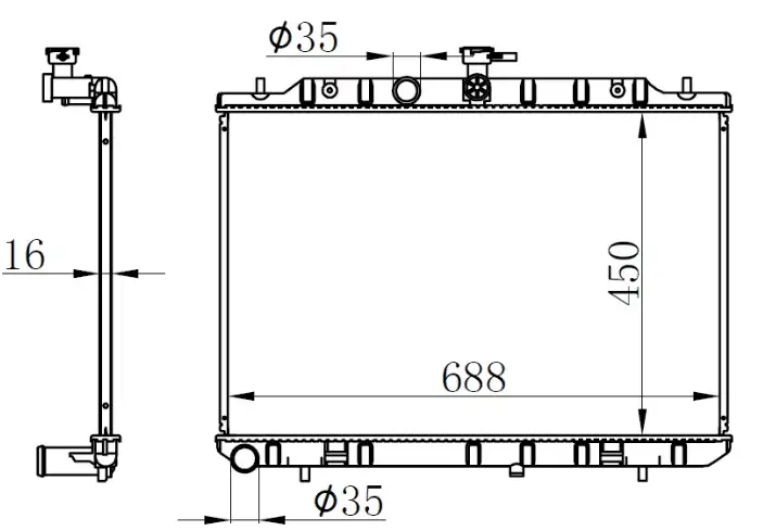 ORIS BNI252016 Radyatör 21400JG700 resmi