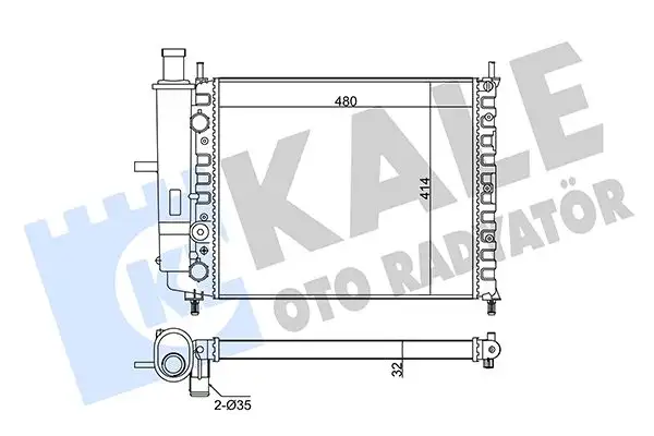 KALE 342270 Radyatör resmi