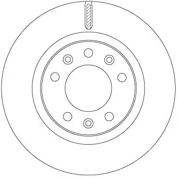 TRW DF6785 Ön Fren Diski 1610704680 resmi