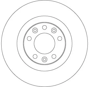 TRW DF6667 Arka Fren Diski 1609583080 resmi