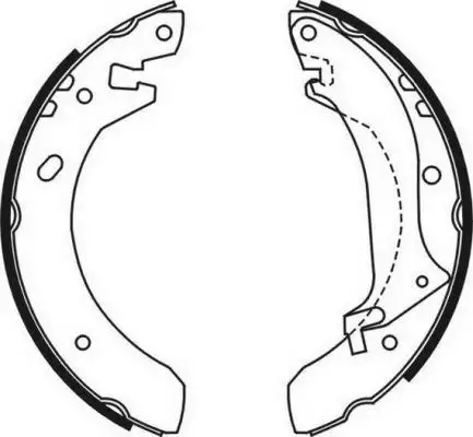 MGA 54282 Arka Fren Balatası SFS000060 resmi