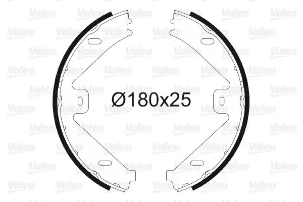 VALEO 564182 El Fren Balatası A0054203620 resmi