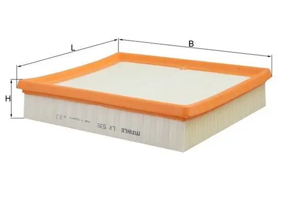 MAHLE LX539 Hava Filtresi A6040941004 resmi