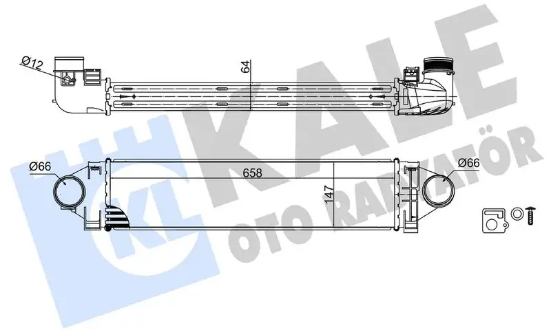 KALE 344930 Turbo Radyatörü resmi