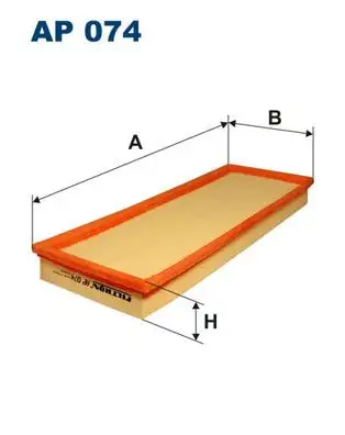 FILTRON AP074 Hava Filtresi 93BB9601AB resmi