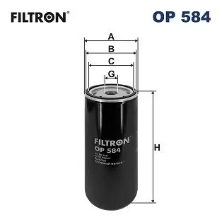 FILTRON OP584 Yağ Filtresi resmi