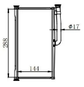 ORIS KAU002026 Kalorifer Radyatörü 4F081903B resmi