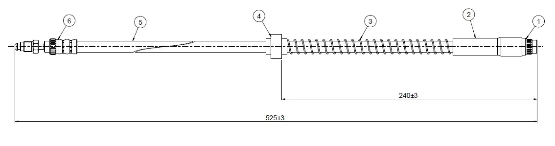 CAVO C800532B Ön Fren Hortumu 480682 resmi
