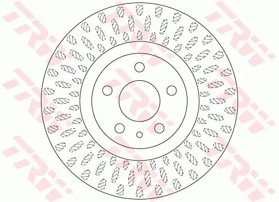 TRW DF6522 Ön Fren Diski 51937217 resmi