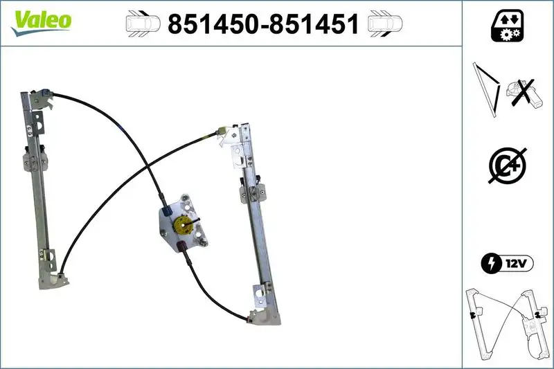 VALEO 851450 Ön Cam Krikosu (Sol) A1767200179 resmi