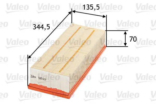 VALEO 585001 Hava Filtresi resmi