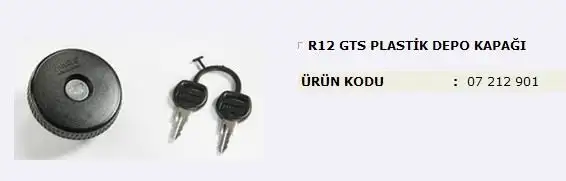 MITA 07212901 Yakıt Depo Kapağı 7701402437 resmi