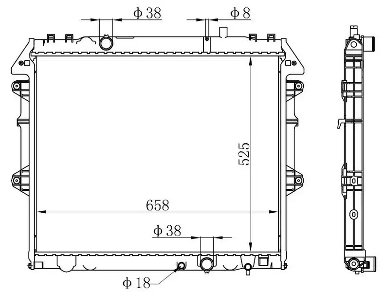 ORIS BTO307026 Radyatör 164000L120 resmi